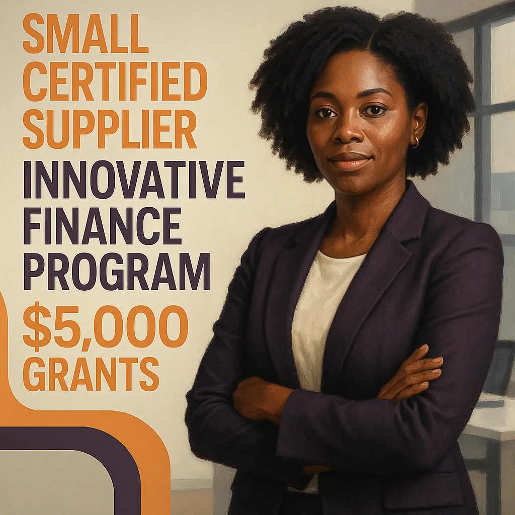 $5k supplier grant for certified diverse businesses
