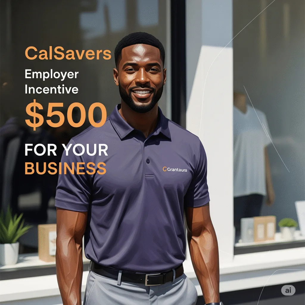CalSavers New Employer Incentive Program for California Small Businesses