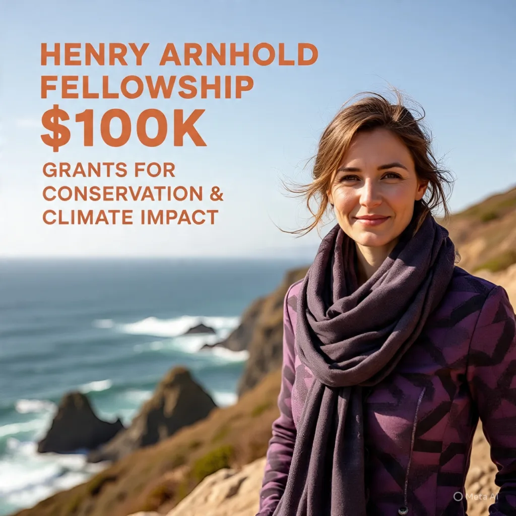 Henry Arnhold Fellowship 2026 – $100K Conservation & Climate Impact Grant