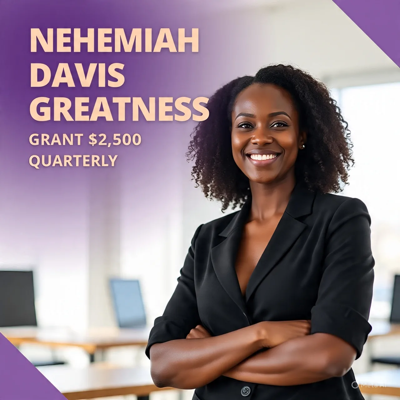 nehemiah davis $2.5k greatness grant