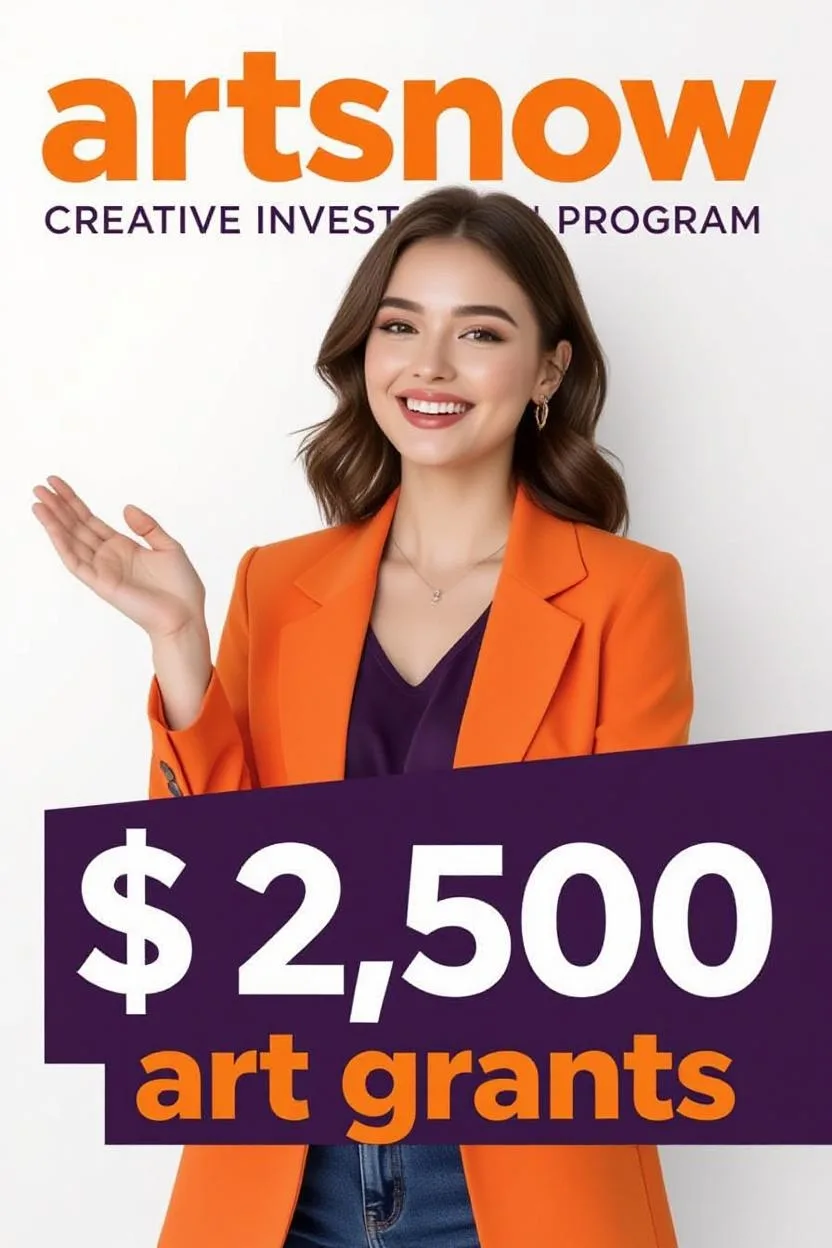 ArtsNow Creative Investment Program $2,500 Art Grants Artists