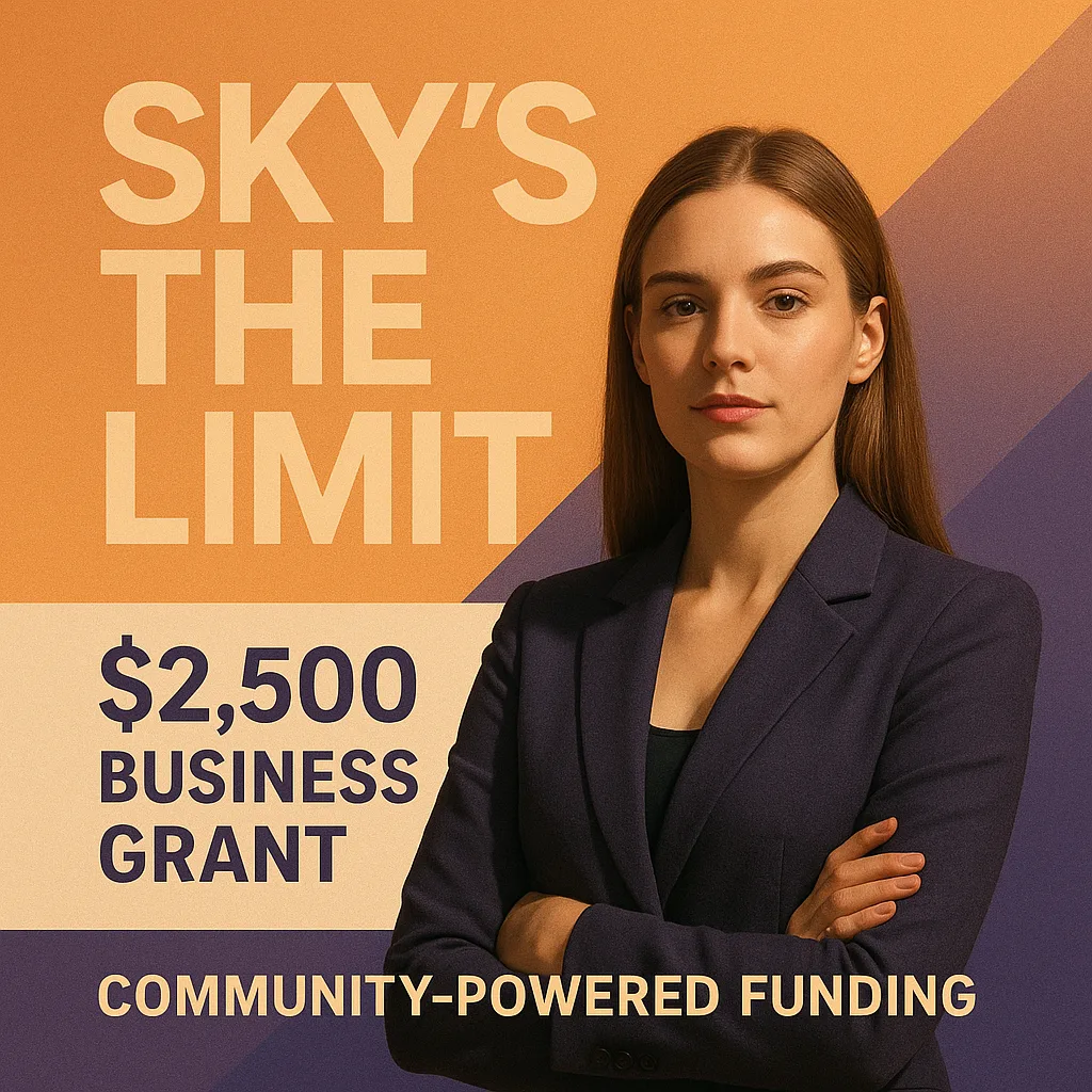 Sky's the Limit Business Grant $2,500 Monthly Funding