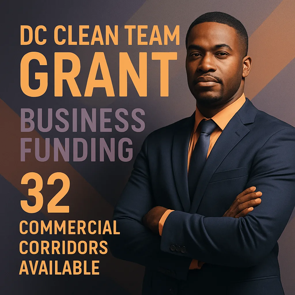 DC Clean Team Grant 2026 430K Business Funding 32 Areas DC Clean Team Grant 2026 $430K Business Funding 32 Areas