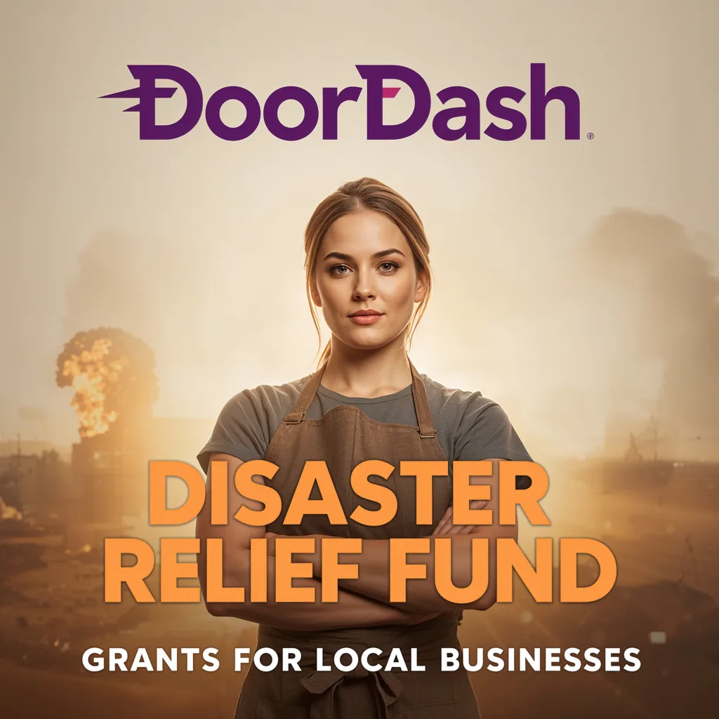 DoorDash Disaster Relief Fund: $5K – $15K Emergency Grants for Local Business Recovery After Natural Disasters