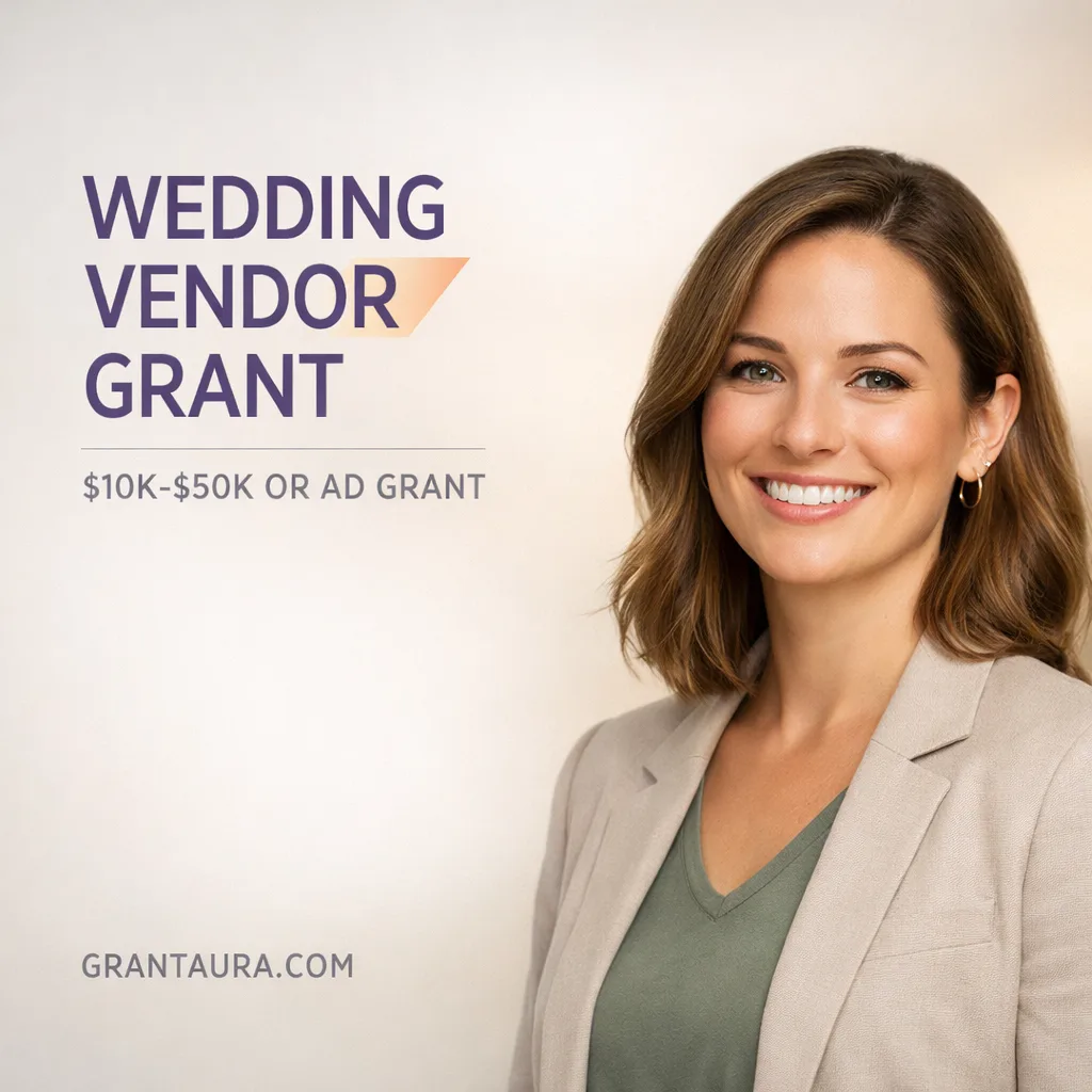 2026 WeddingPro Grant Program $50K for US Wedding Vendors