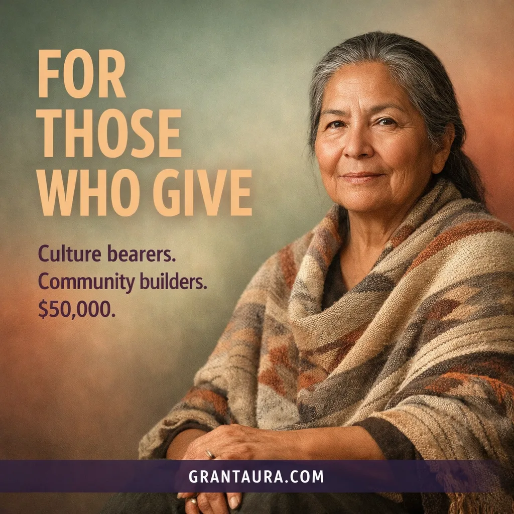 Jennifer Easton Community Spirit Award: $50,000 for Native Artists and Culture Bearers