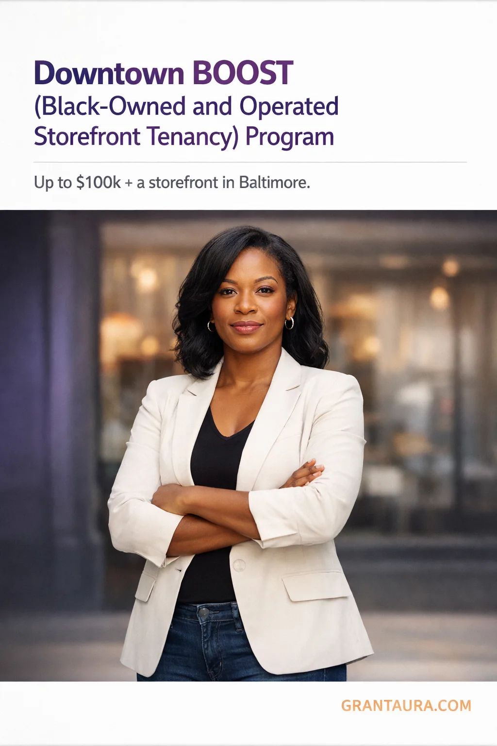 Downtown BOOST Program $20k-$100k for Black-Owned Baltimore Businesses