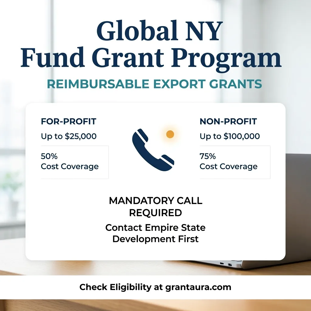 Global NY Fund Grant Program You Must Call Before You Apply - Here's Who