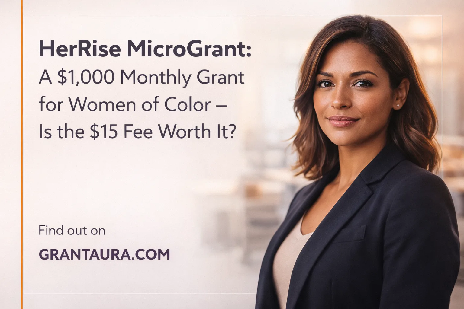 HerRise MicroGrant $1,000 Monthly For Women Of Color