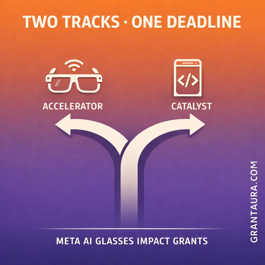 Meta AI Glasses Impact Grants Has Two Tracks - Most Apply to the Wrong One