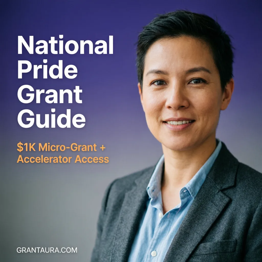 National Pride Grant 2026 $1K Cash + Accelerator for LGBTQIA+ Owners