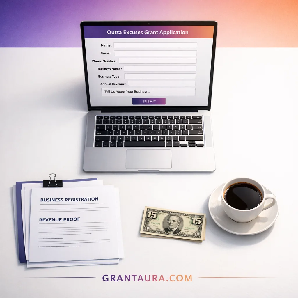 Outta Excuses Grant $3K Quarterly Plus 30 Days Coaching