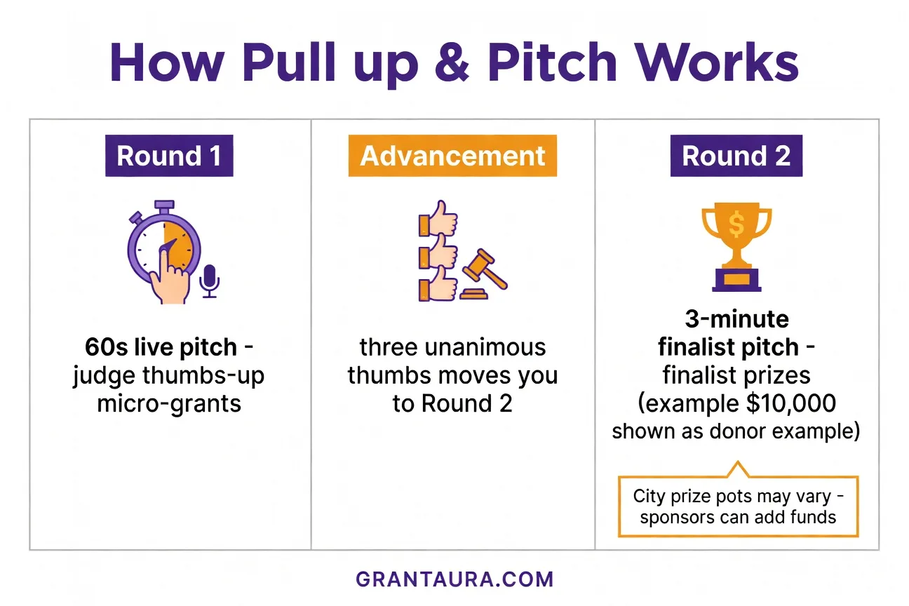 Pull Up & Pitch Live Pitch Competition for Underrepresented Women Founders