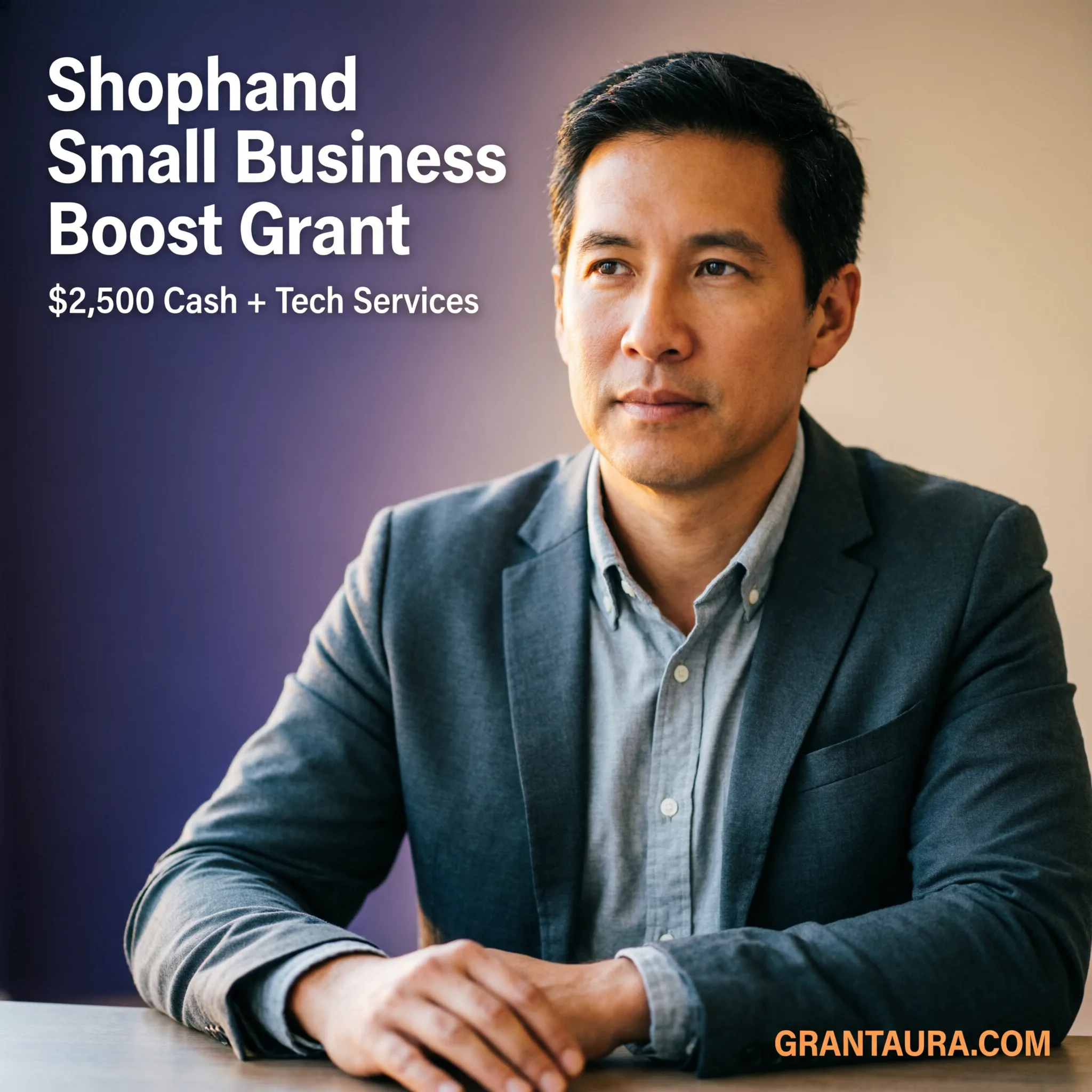 Shophand Small Business Boost Grant $2,500 Cash + Tech Services