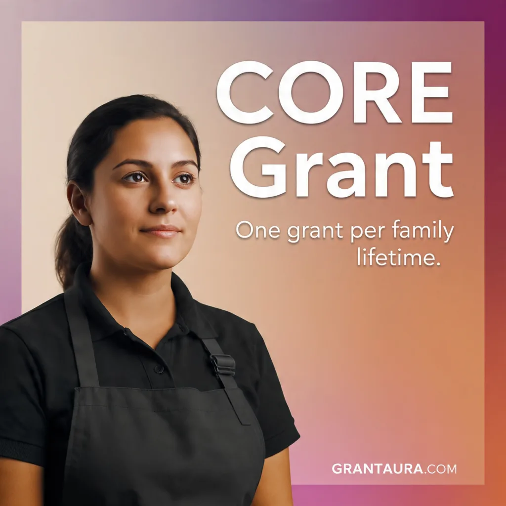 CORE Grant $2,500 for Restaurant Workers with Kids