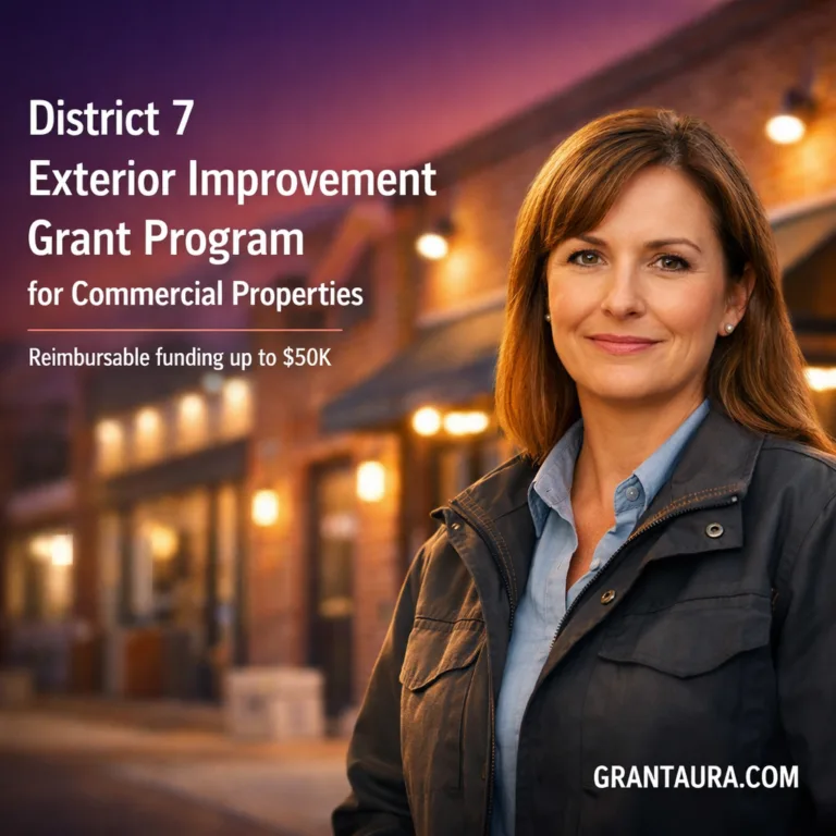 District 7 Exterior Improvement Grant Program for Commercial Properties