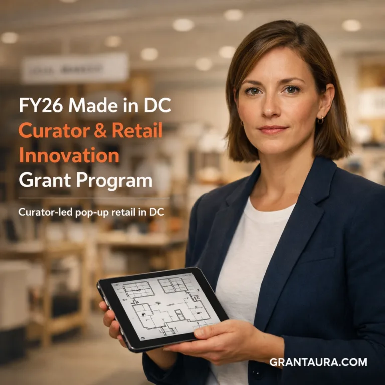 FY26 Made in DC Curator & Retail Innovation Grant Program