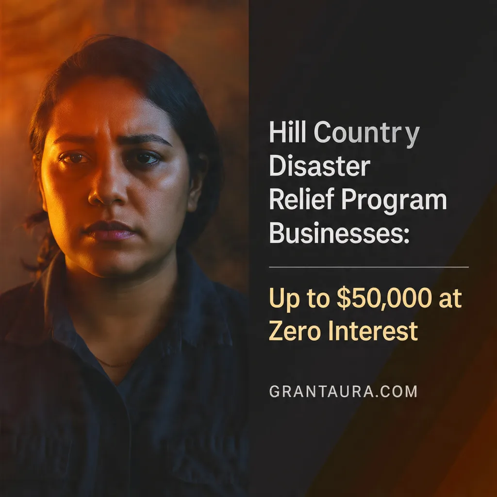 Hill Country Disaster Relief Program: 0% Loan Still Open for Texas Businesses