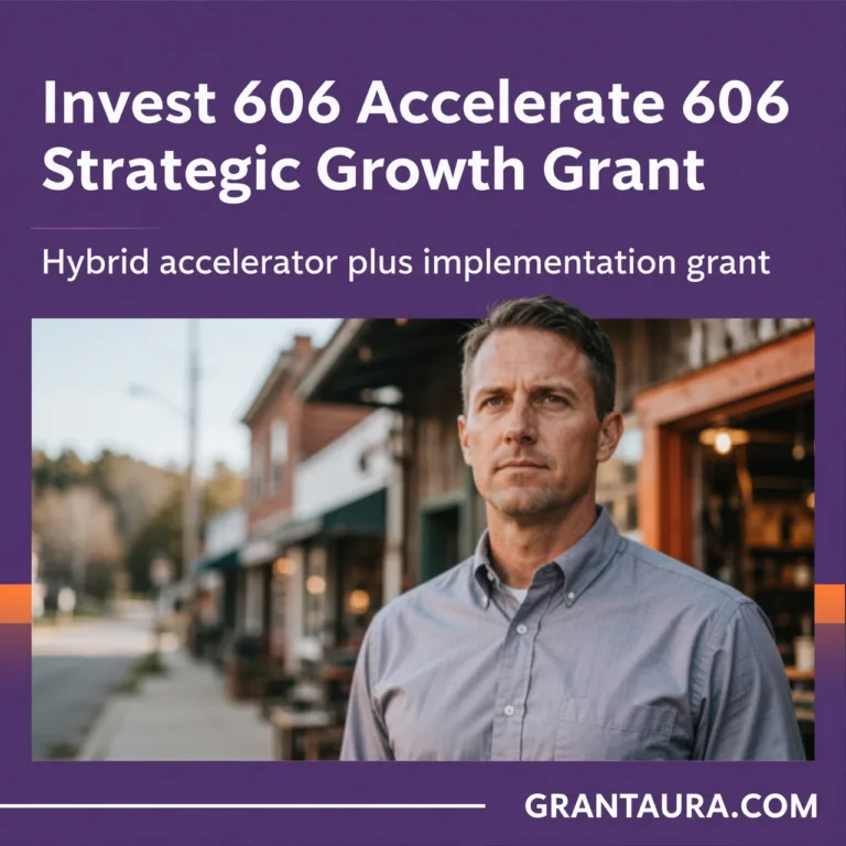 Invest 606 Accelerate 606 Strategic Growth Grant