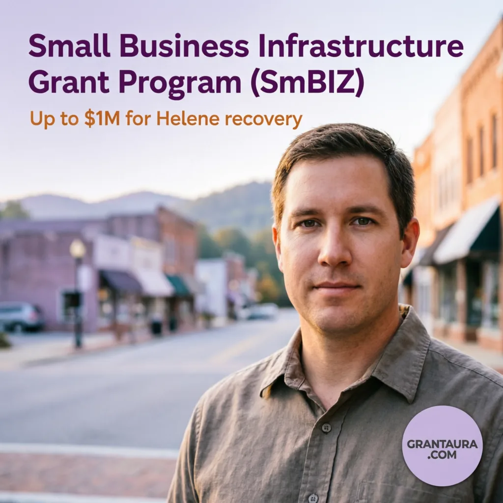 NC SmBIZ: Up to $1M Helene Infrastructure Grants